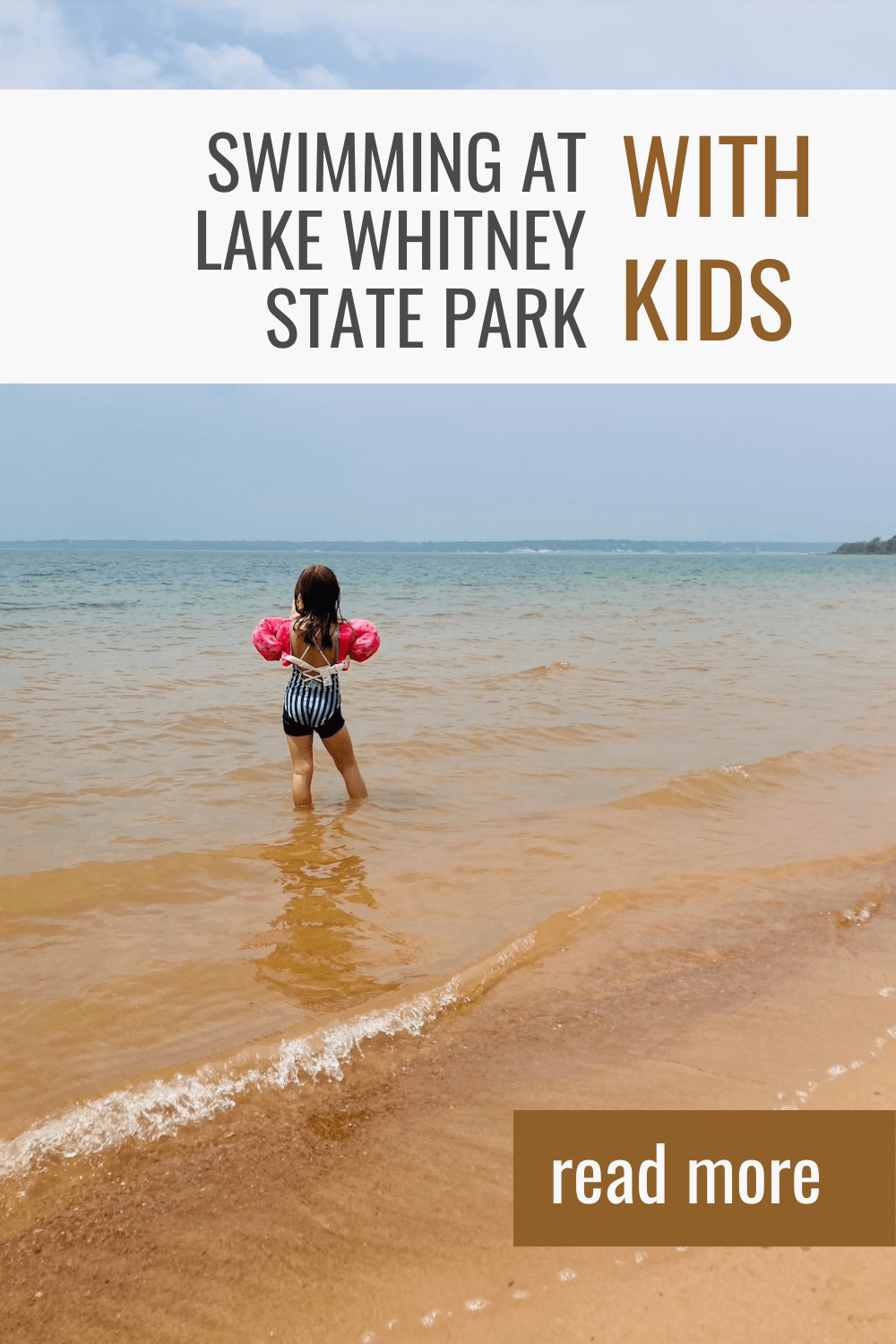 Swimming with Kids at Lake Whitney State&nbsp;Park